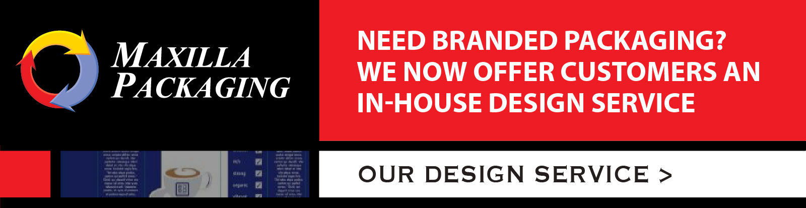 our design service banner